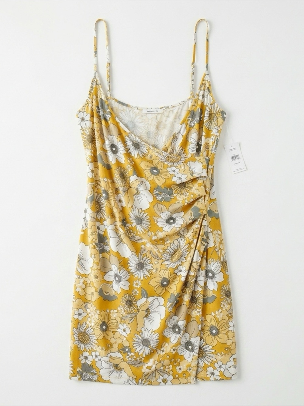 O'Neill Yellow Floral Slip Mini Dress